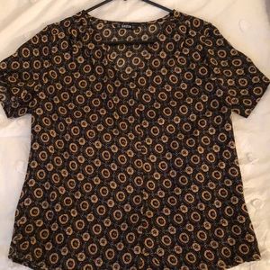 LIKE NEW Shein short sleeve blouse